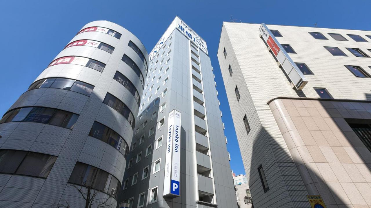 Toyoko Inn Kashiwa Eki Nishi Guchi Exterior foto